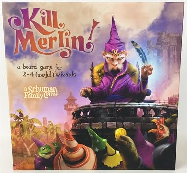 Kill Merlin! - a board game for 2-4 awful wizards