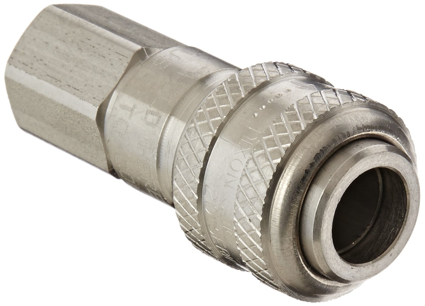 Dixon Valve 2CJM2-B Brass European High-Flow Interchange Pneumatic Fitting, Socket, 1/4\" Coupler...