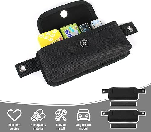 Miniatura 4 de PDKLIN Bolsa de almacenamiento para barra enrollable Bronco, fácil instalación, tela Oxford duradera, bolsillo de almacenamiento adicional