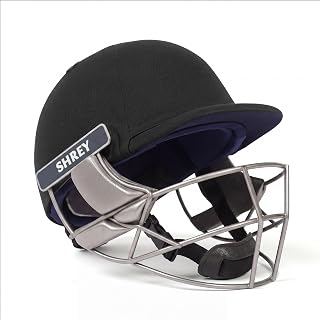 Shrey Pro Guard Air Stainless Steel Batting Cricket Helmet for Men's (Black, S)