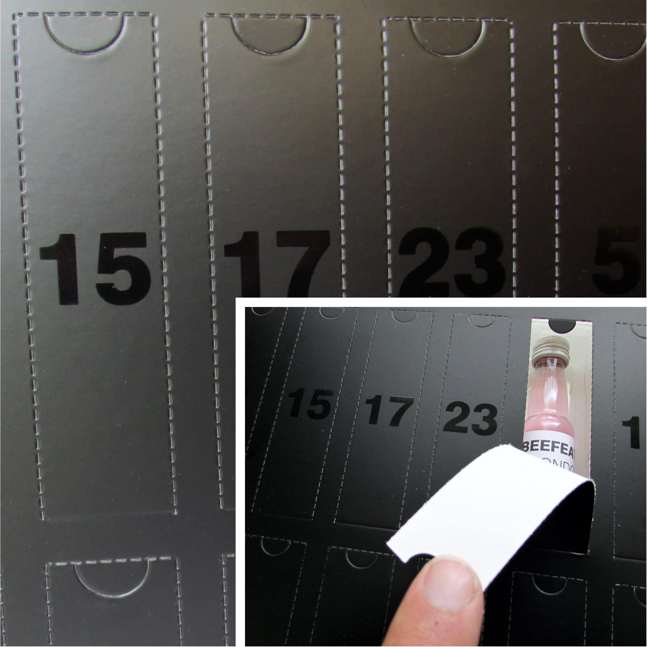 Gin Adventskalender in edler Geschenkbox exklusiv von scotchbar - 24 hochwertige Gin
