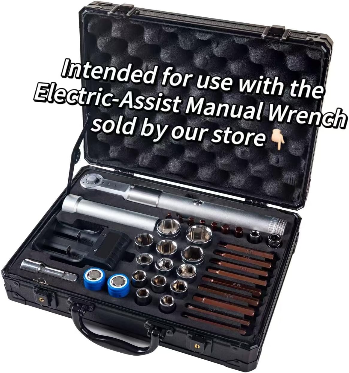 15 Pc. 1/2" Drive Hex Bit Socket Set,S2 hexagonal socket wrench, electric wrench, hexagonal screwdriver bit, screwdriver, socket wrench, auto repair tool set
