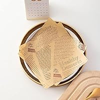 Vista 1 de 100 hojas de papel encerado para alimentos, forros de cestas, hojas de papel de picnic para alimentos, hojas de papel de picnic a prueba de grasa