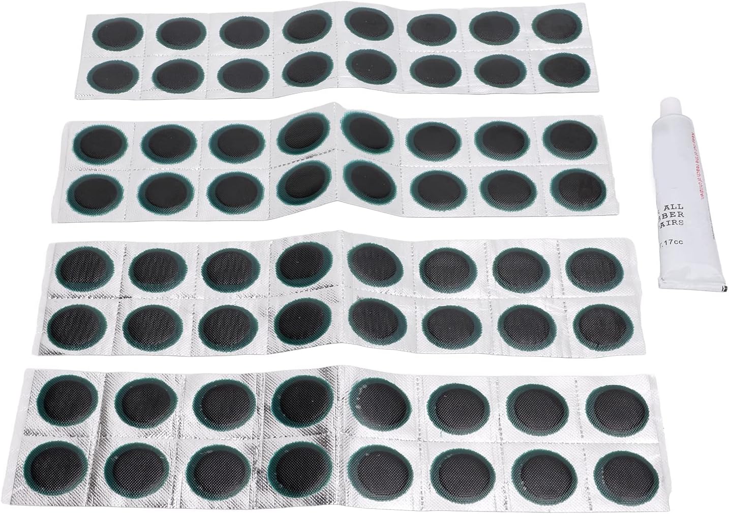 QSTNXB 64pcs Bike Inner Tire Patch Repair Kit, Good