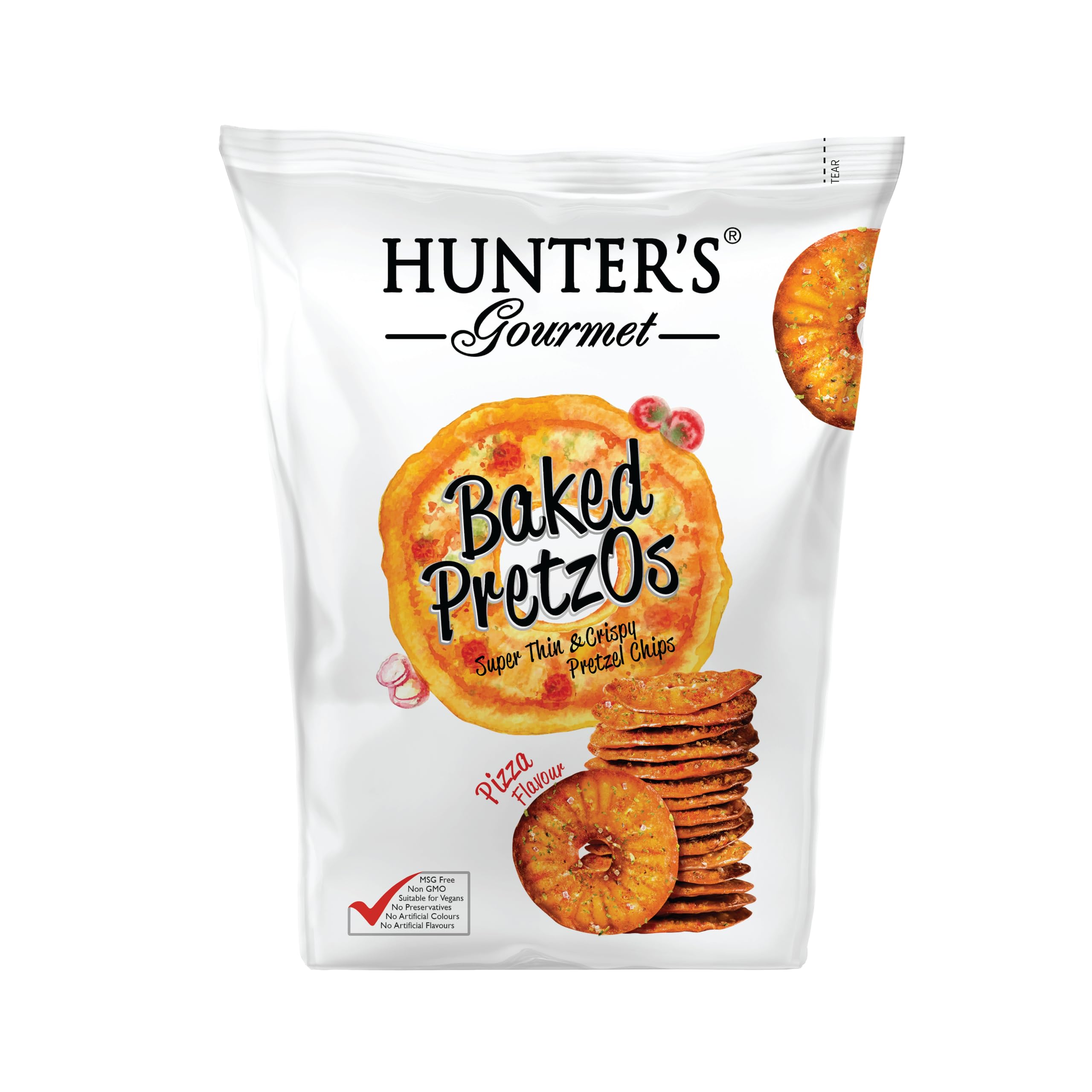 HUNTER'S GourmetBaked PretzOs Pizza Flavour 160g