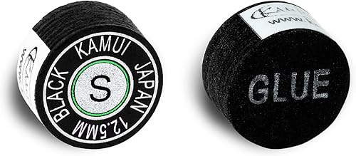 Miniatura 3 de KAMUI Billard CUE TIP - Piscina laminada negra (1 unidad)