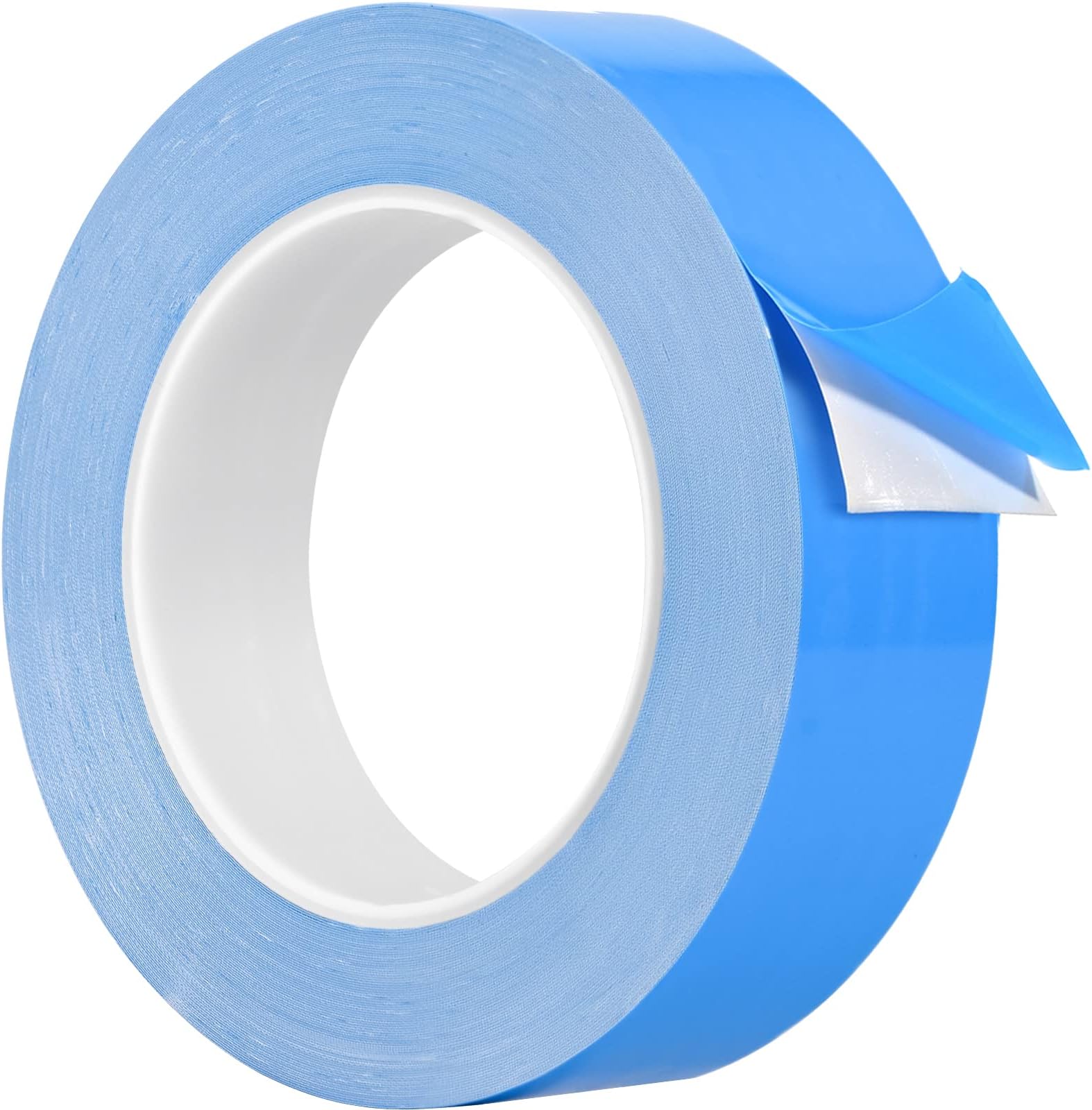 Thermal Adhesive Tape, 25m x 30mm x 0.20mm Double Side Thermal Tapes Cooling Heatsink Pad Apply to LED, IGBT IC Chip Computer CPU GPU Modules MOS Tube SSD Drives