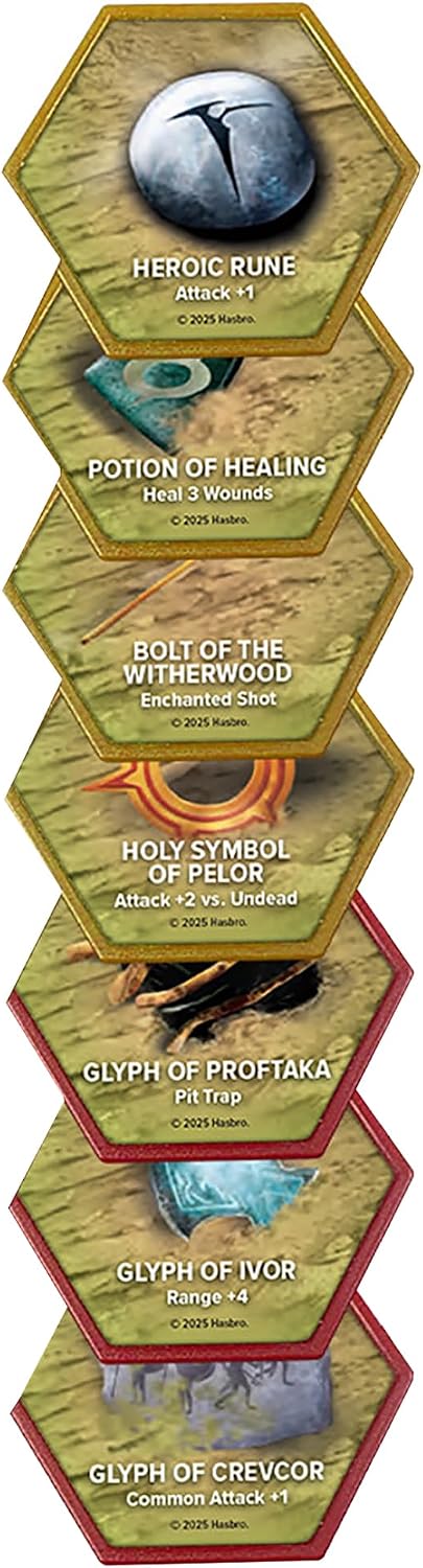 Renegade Game Studios Heroscape Glyph Pack Expansion - 33 Glyphs, Miniatures Strategy Game Add-On for Enhanced Tactical Gameplay