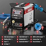 ANDELI 160A MIG Welder, 4-in-1 MIG/Flux Core MIG/Lift TIG/Stick，110V/220V - 2
