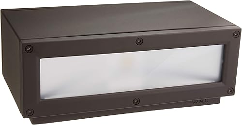 Miniatura 10 de WAC Lighting WS-W2509-GH Rubix - Lámpara de pared rectangular LED para exteriores, talla única, blanco/grafito