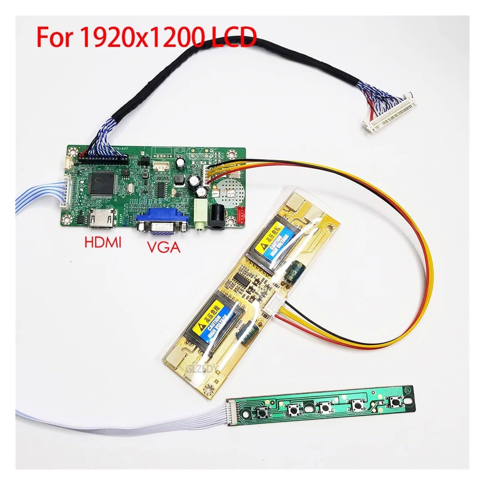 Scheda Driver Schermo LCD M260J3-L01 Kit M260J3-L05 for Kit Driver EDP 1920X1200 4CCFL LVDS | Monitor pannello scheda controller audio HDMI + VGA 30 pin