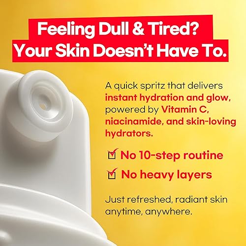 Miniatura 3 de Bruma de suero de vitamina C brillante, hidratante e iluminadora con mandarina verde Jeju, niacinamida, hipoalergénico, 2.7 onzas líquidas