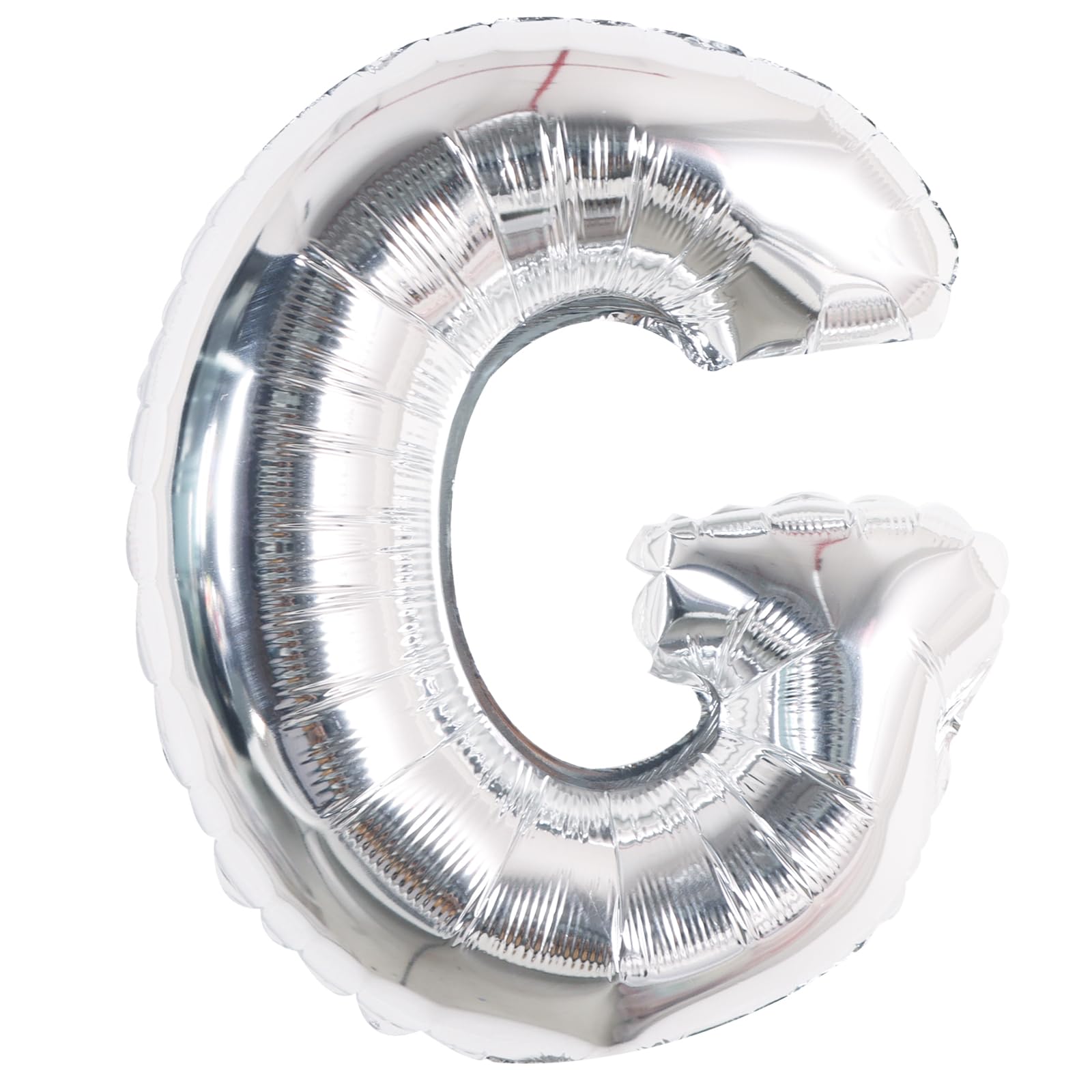 TONIFUL Silver Letter G Balloon 16Inch Foil Alphabet G Birthday Party Decor — image 1