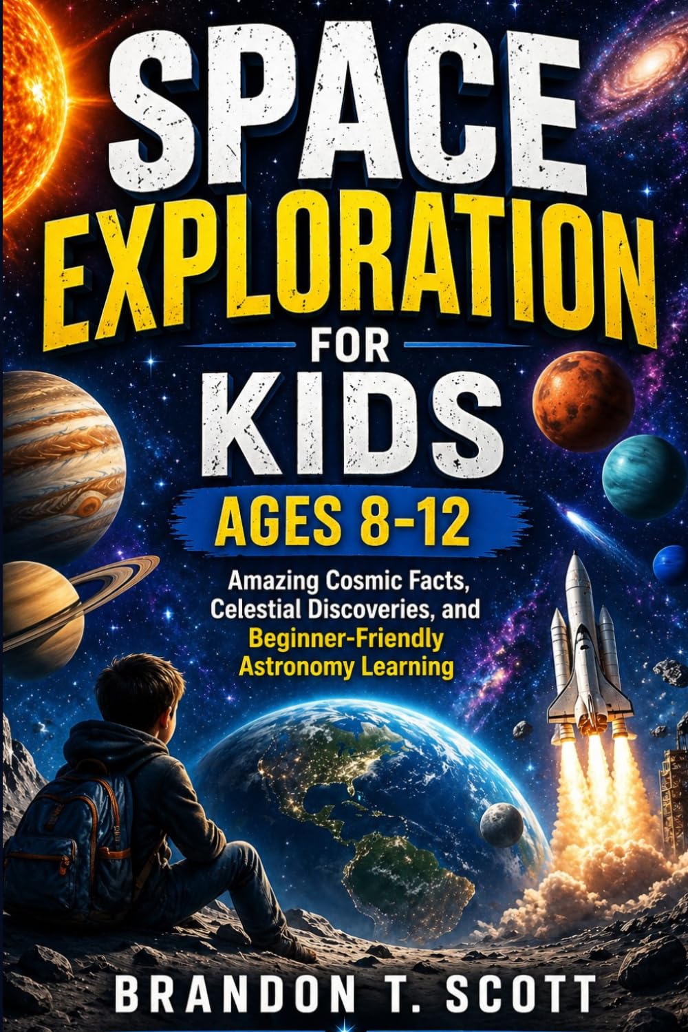 SPACE EXPLORATION FOR KIDS AGES 8-12: Amazing Cosmic Facts, Celestial Discoveries, and Beginner-Friendly Astronomy Learning