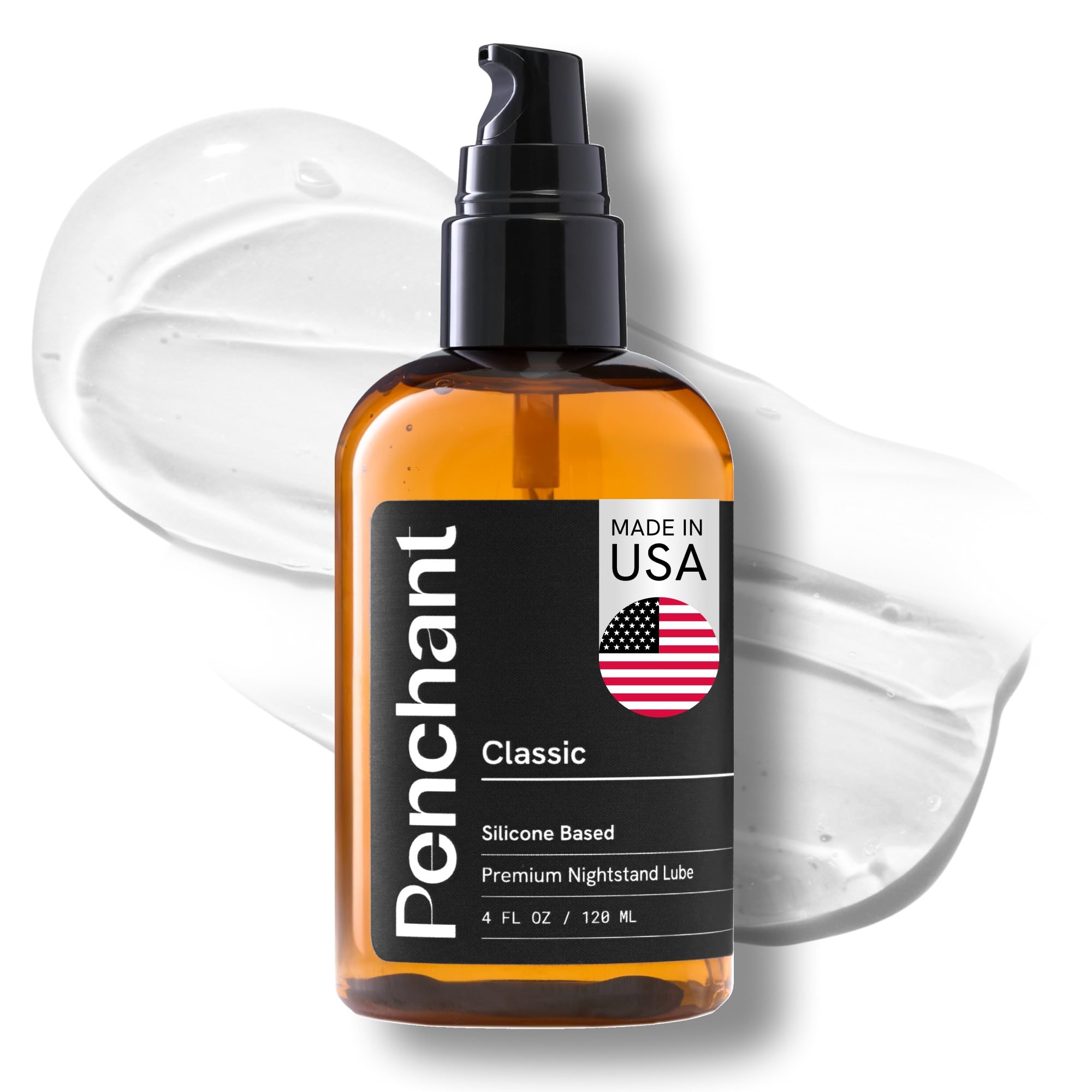 Penchant Silicone Based Intimate Discreet Label Personal Lubricant (4oz)