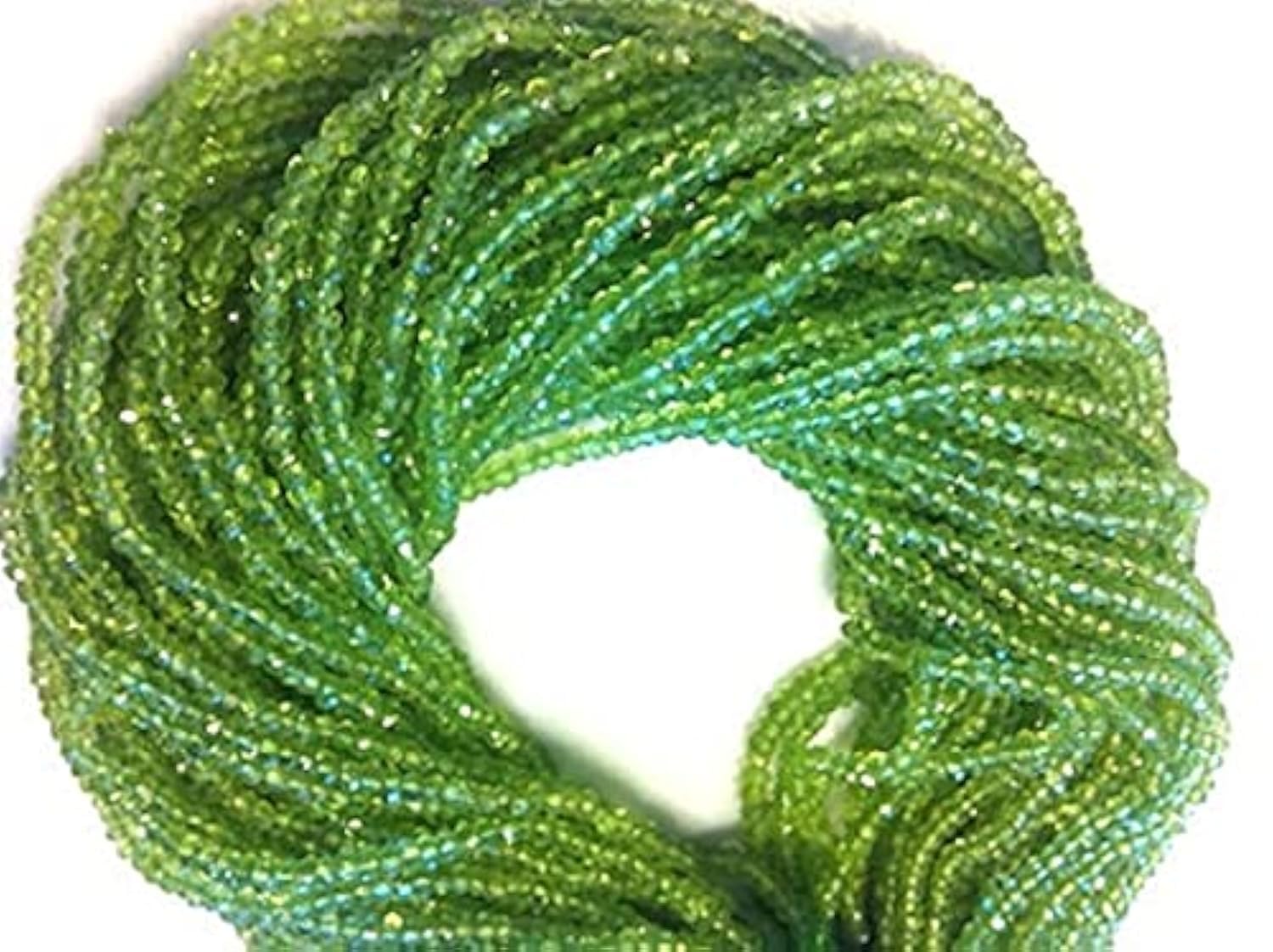 Peridot beads de taille régulière pour éviter les irrégularités de vos bijoux