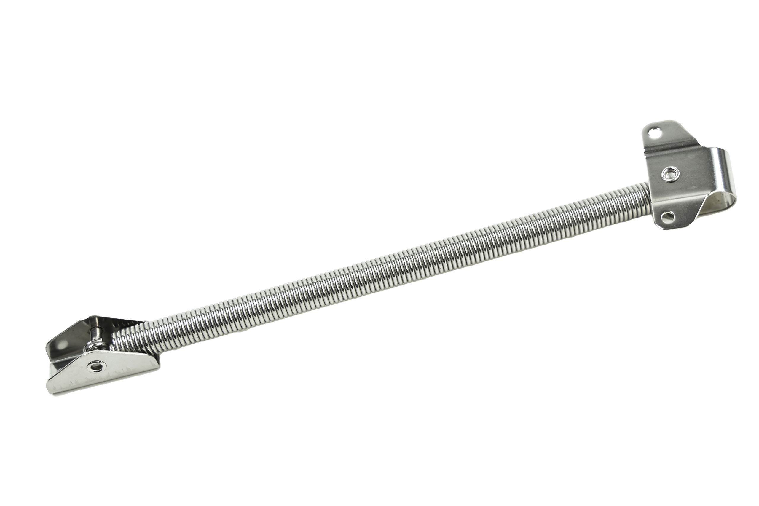 Vinland Marine 304 Stainless Steel Hatch Support Spring 8-2/5" & 10" w/Retaining Cable, Porthole Cabinet Spring Arm Boat Door Hatch Lid Support Boat Windshield Support Stay Adjuster Boat Tackle Hatch