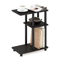 Furinno Turn-N-Tube Tavolino a Forma di C, Legno