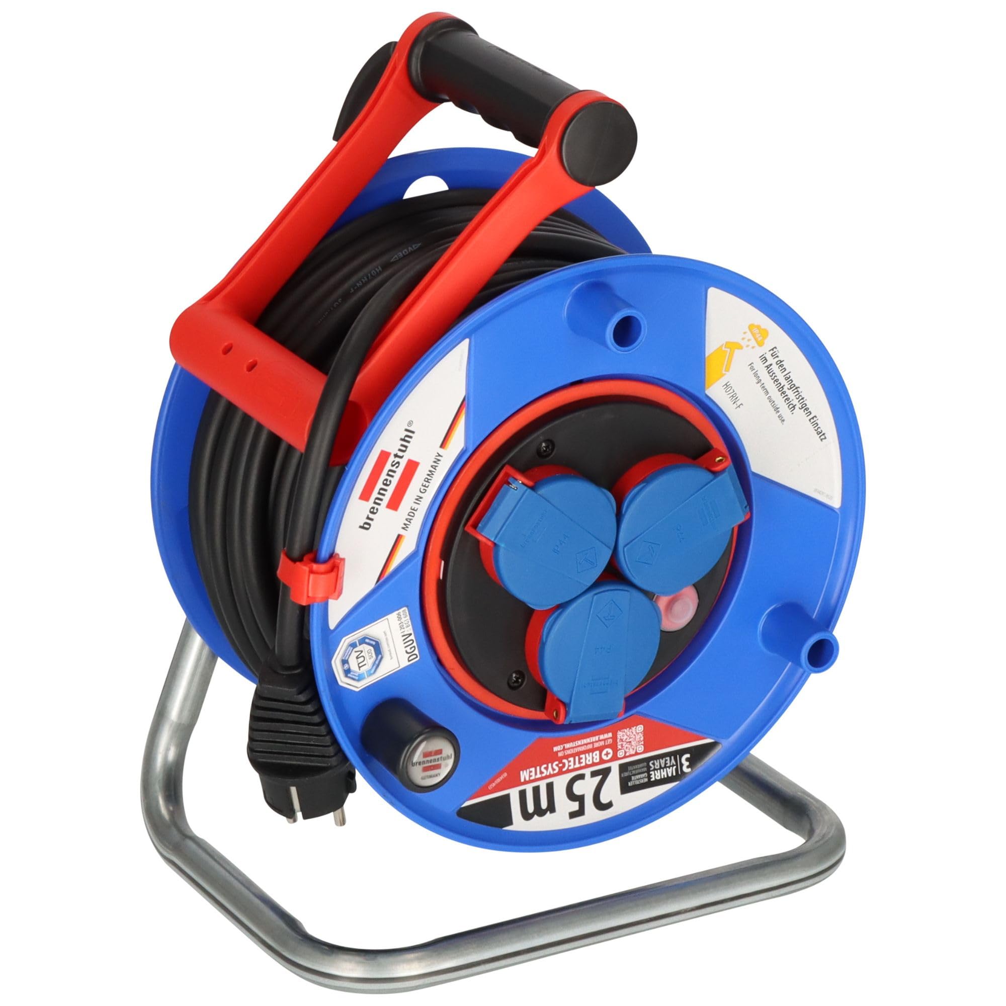 Brennenstuhl 25m H07RN-F 3G1,5 3AC outlet(s) 25m prolunghe e multiple