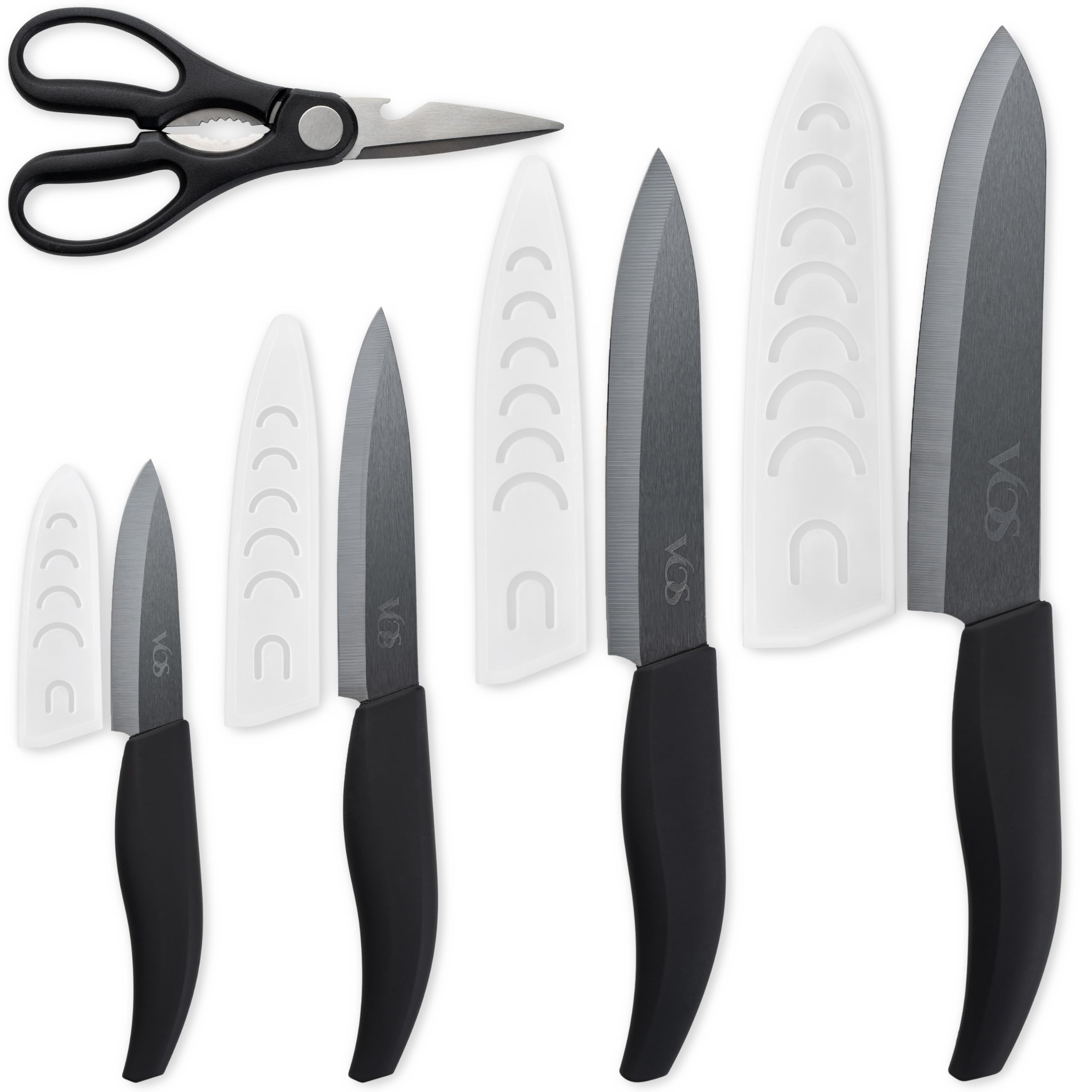Vos 5-Piece Ceramic Knife Set