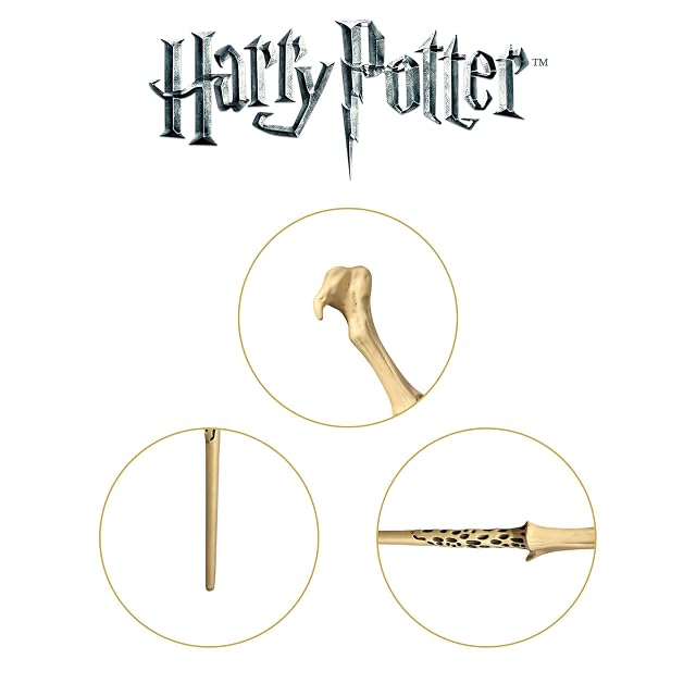 Foto 4 de 4 de The Noble Collection Lord VoldemortPVC Wand and Prismatic Bookmark
