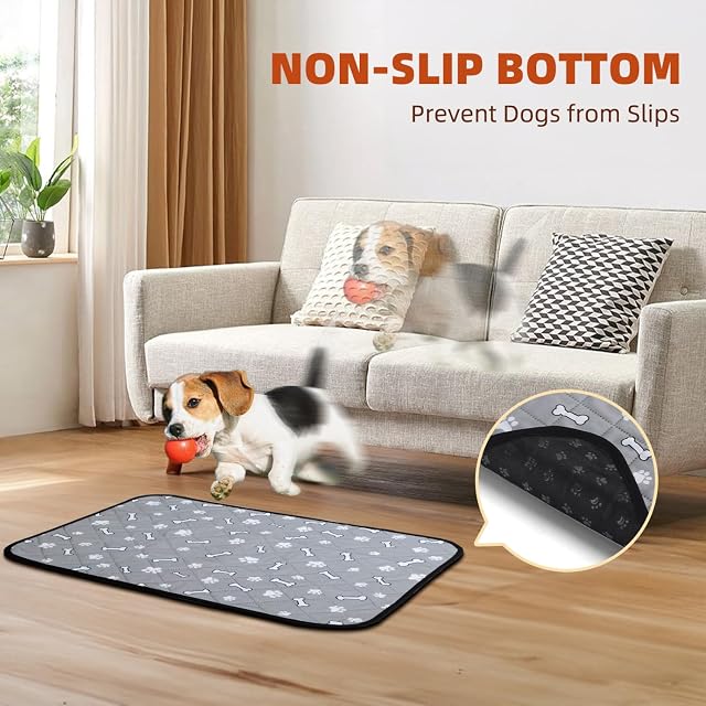 Foto 4 de 8 de Nobleza Almohadillas de Entrenamiento Lavables para Perros, 2 Piezas Empapadores para Perros Reutilizables