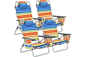 GYMAX 4-Pack Layout Lounge Tanning Chair