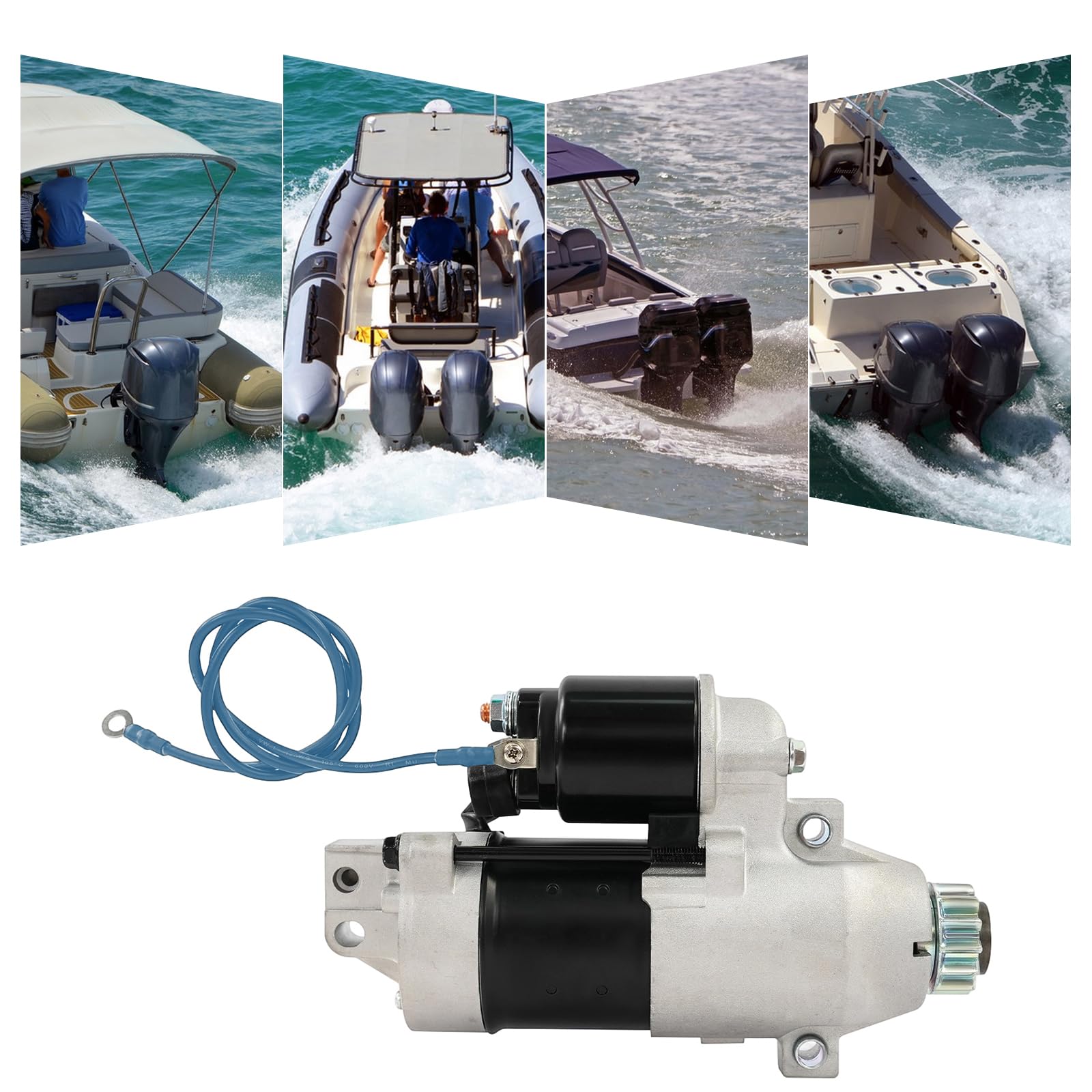 Avviamento motore fuoribordo da 1,4 KW, avviamento per motore fuoribordo a 4 tempi con 150-250 CV, per motori marini