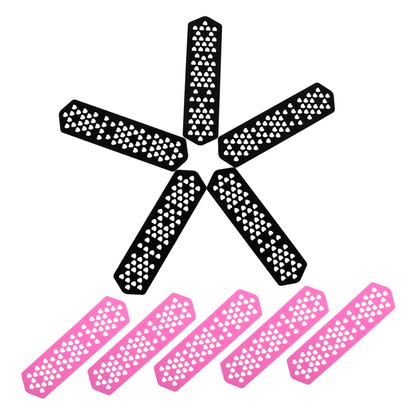 Baluue Stainless Heat Insulation Film Hairdresser Accessories Hair Salon Tool Heatproof Perm Plates Random Color