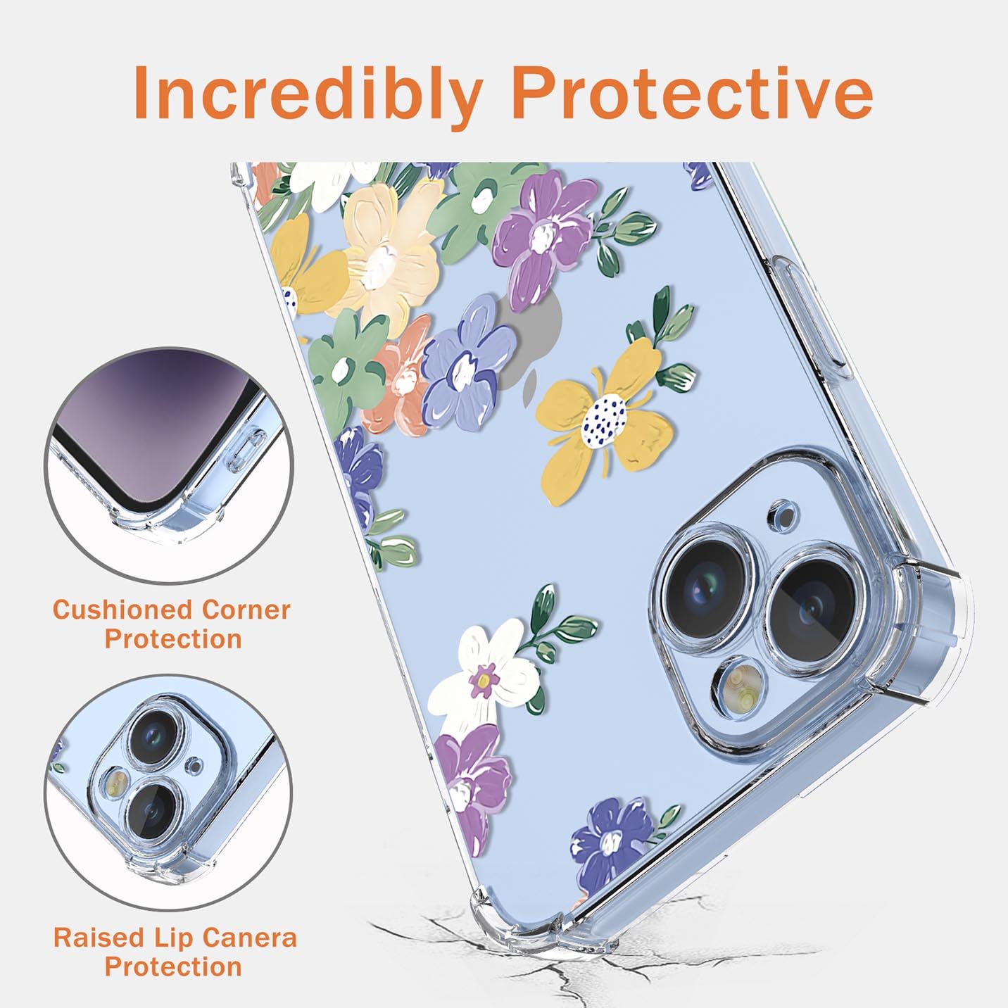 BORYA Silicone Cover Per Motorola Moto G14 4G, Ultra Sottile