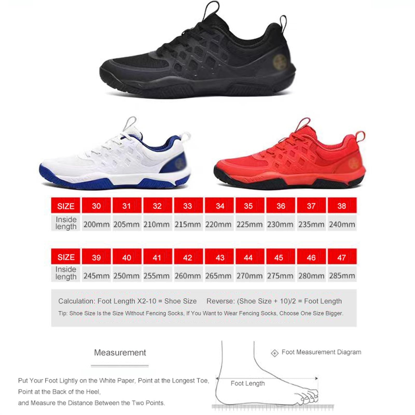 Zapatillas Esgrima Hombre Mujer Transpirables KPU Profesional Entrenamiento