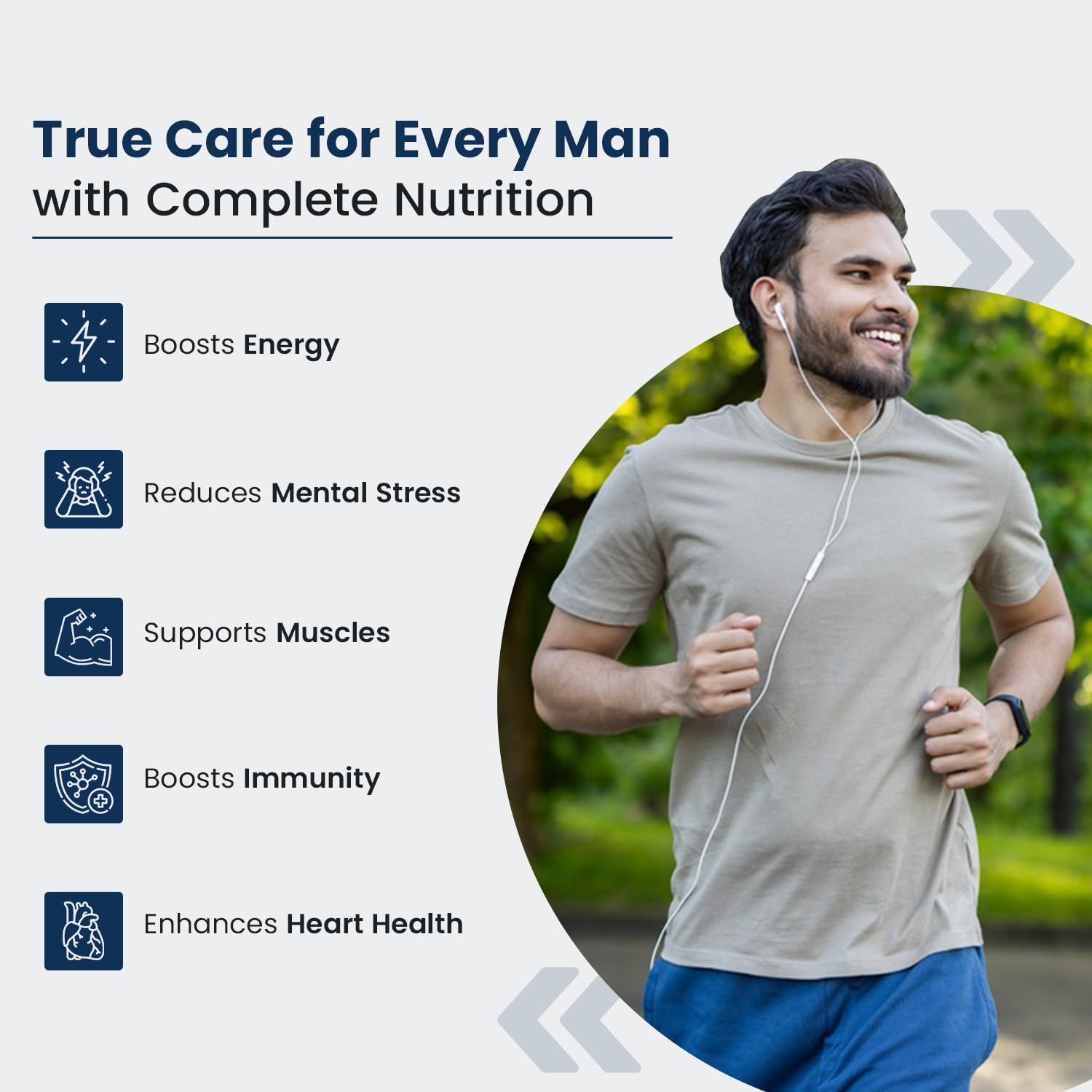 Neuherbs Multivitamin Tablets for Men 60 Count |True Vitamin Men Multivitamin with Ginseng, Vitamin C, B12, D, Magnesium,Iron & Zinc | Supports Sports Performance,Energy, Immunity, Stamina & Heart Health — Amazon image 2