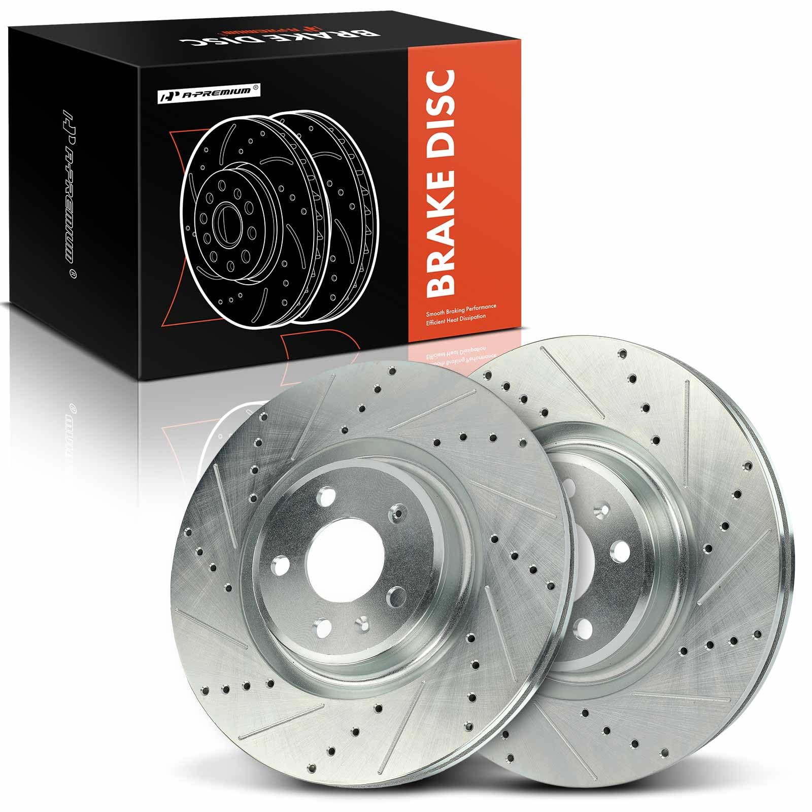 A5 2017 A-Premium Inch (345mm) Front Vented Disc Brake 12v