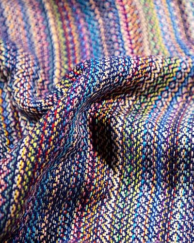 Miniatura 3 de Teema Toalla de playa turca grande, 100% algodón turco, sin arena, secado rápido, versátil y multiusos, The Labyrinth (azul marino)