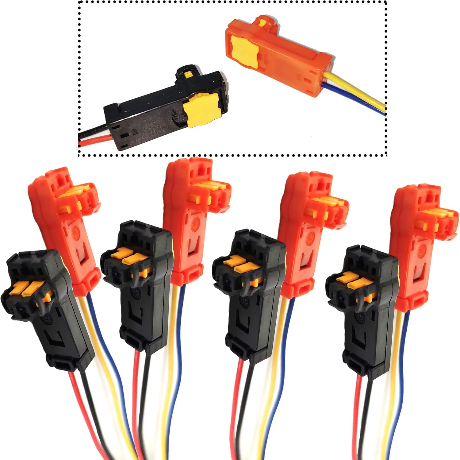 Buy GSKMOTOR Airbag Clock Spring Plug 4 SET Air Bag Connector Clock