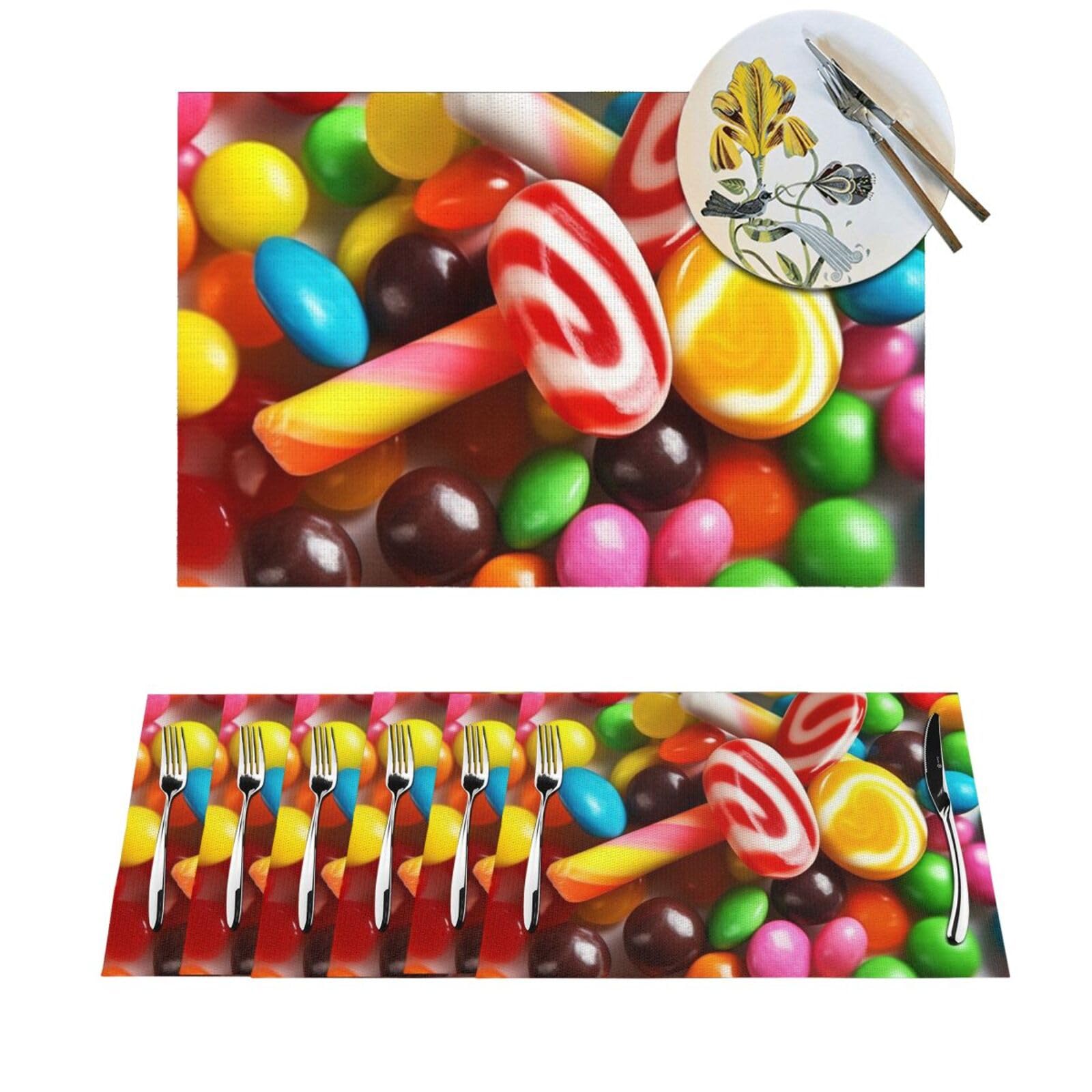 Sets de table thermorésistants et lavables en PVC pour intérieur et extérieur