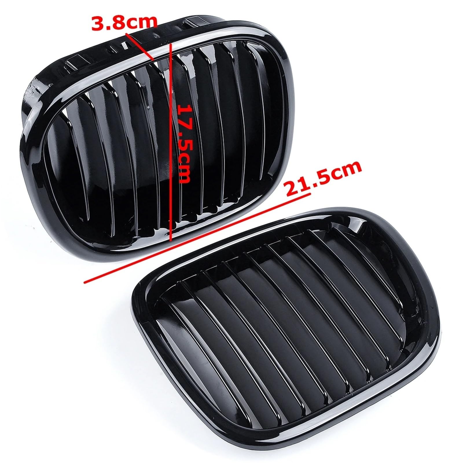 Błyszczący czarny zderzak przedni samochodu, grill nerkowy, grille wyścigowe pasujące do BMW Z3 1996 1997 1998 1999 2000 2001 2002 maska grill chłodnicy