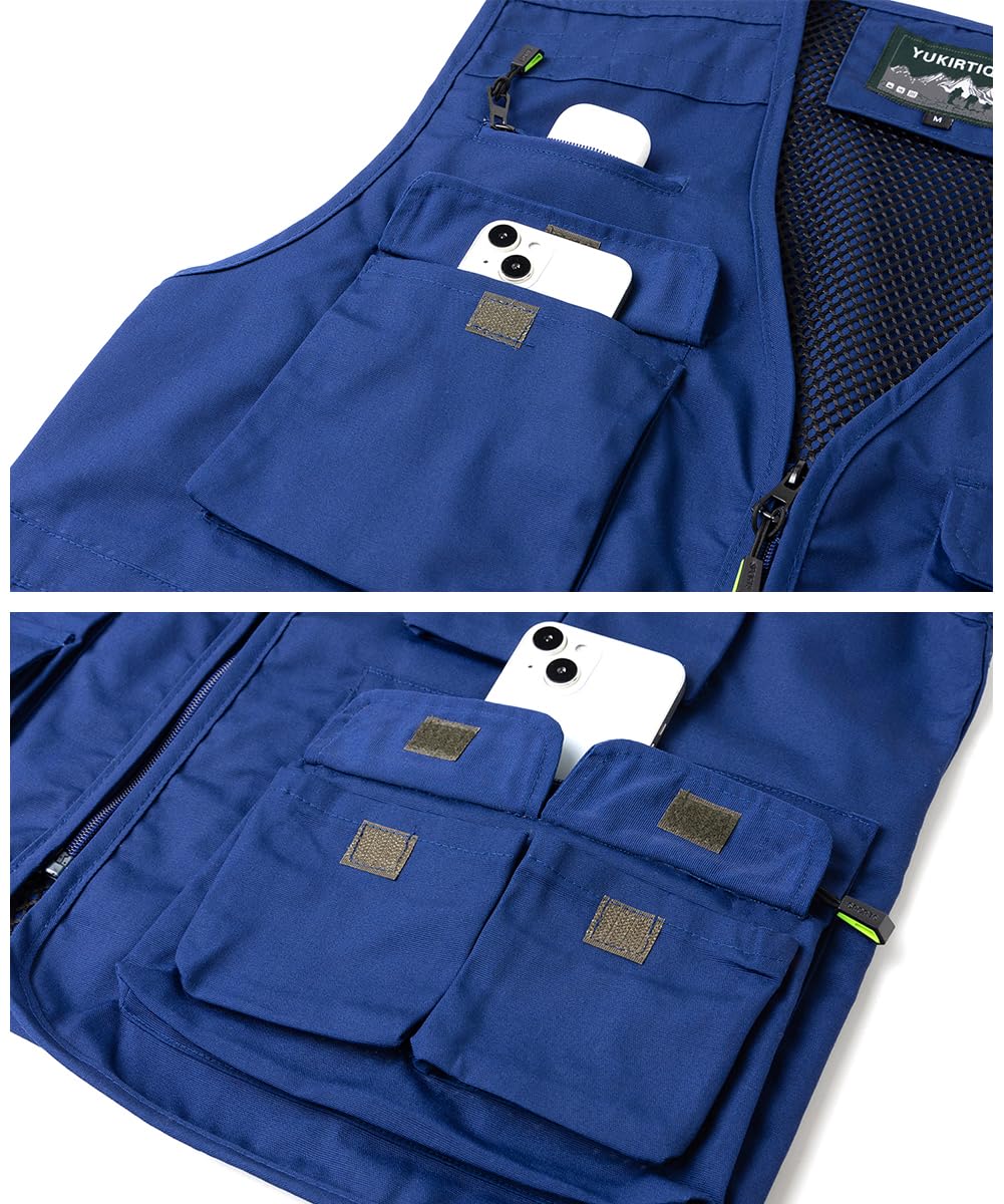 Gilet da pesca da uomo, multi tasca, gilet da lavoro, safari, senza maniche, gilet estivo