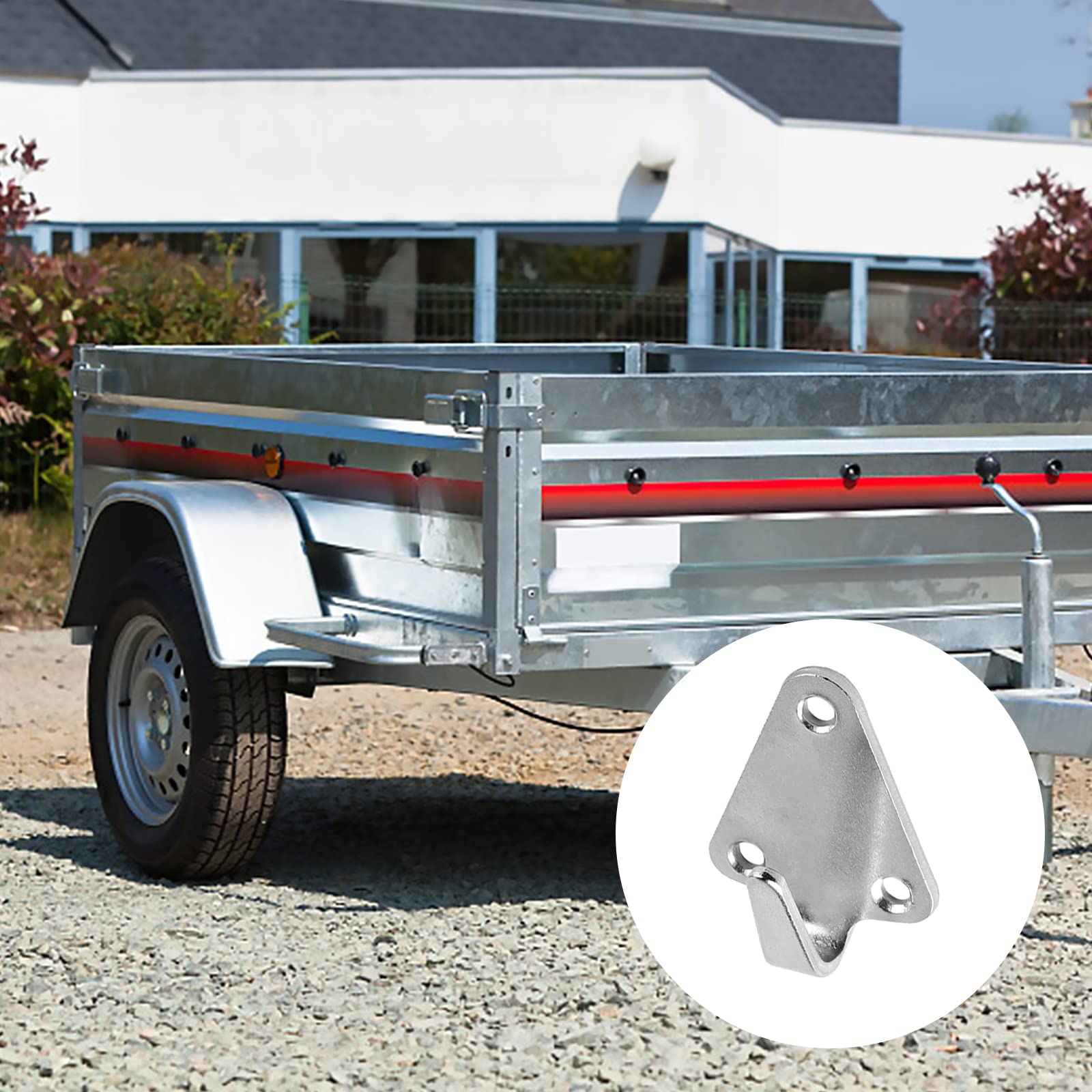 Ganci Per Teloni E Reti - 20 Pezzi In Acciaio Zincato | Per Rimorchi, Barche E Carico - Foto 5