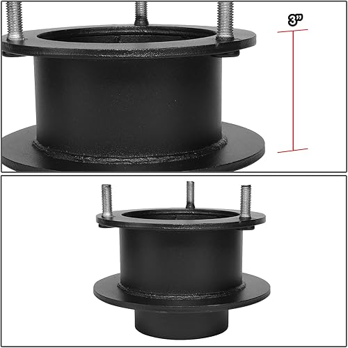 Miniatura 3 de DNA MOTORING FLLK-DG-F-011 Kit de elevación de nivelación delantera de 3 pulgadas, espaciadores de puntales de suspensión compatibles con Dodge Ram
