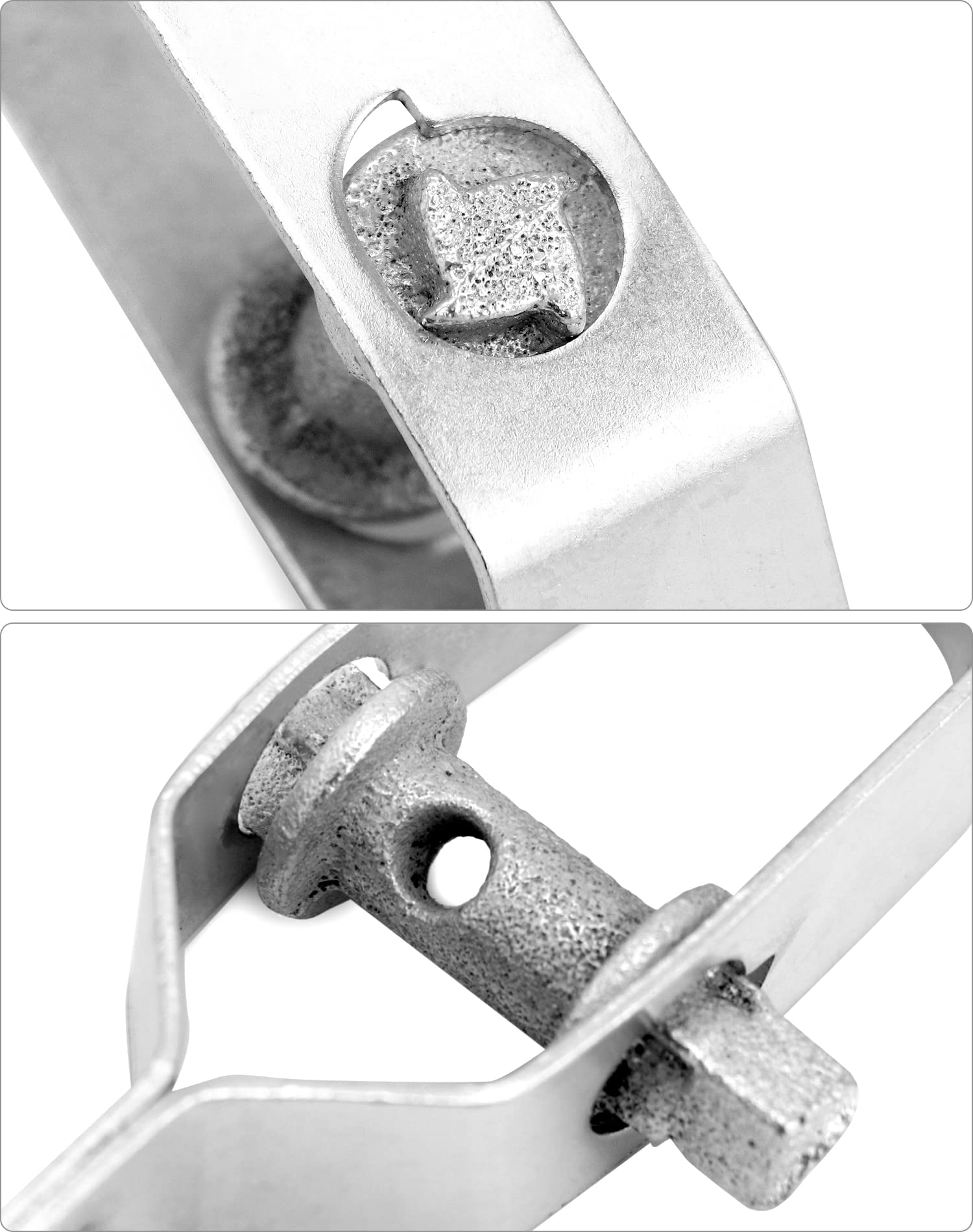 QWORK® 40 Stück Zaunspanner, 90MM für Zaun, Gartenarbeit, Maschendraht