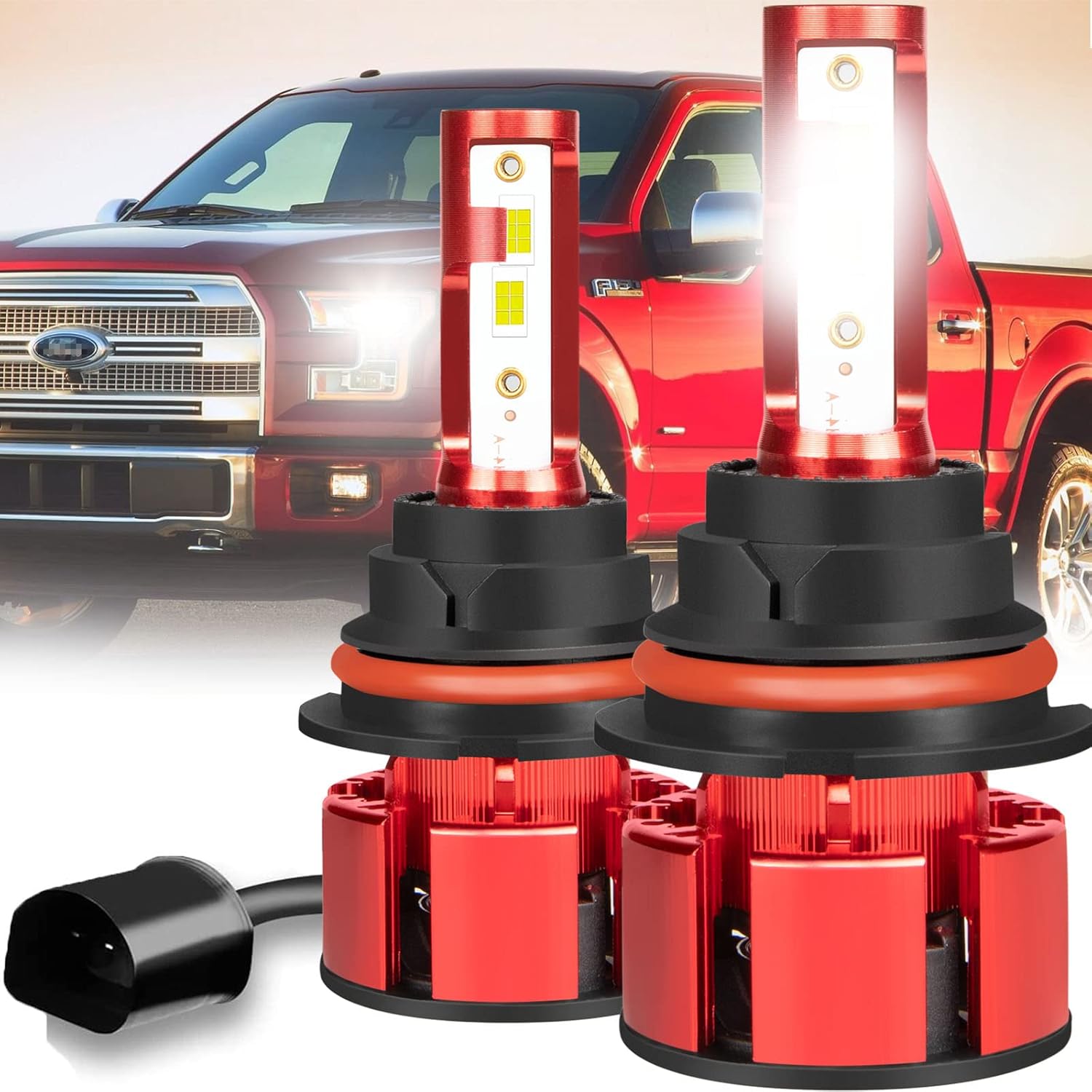 OBNDVU Fit for Chevrolet Cavalier 20002005 LED Headlight