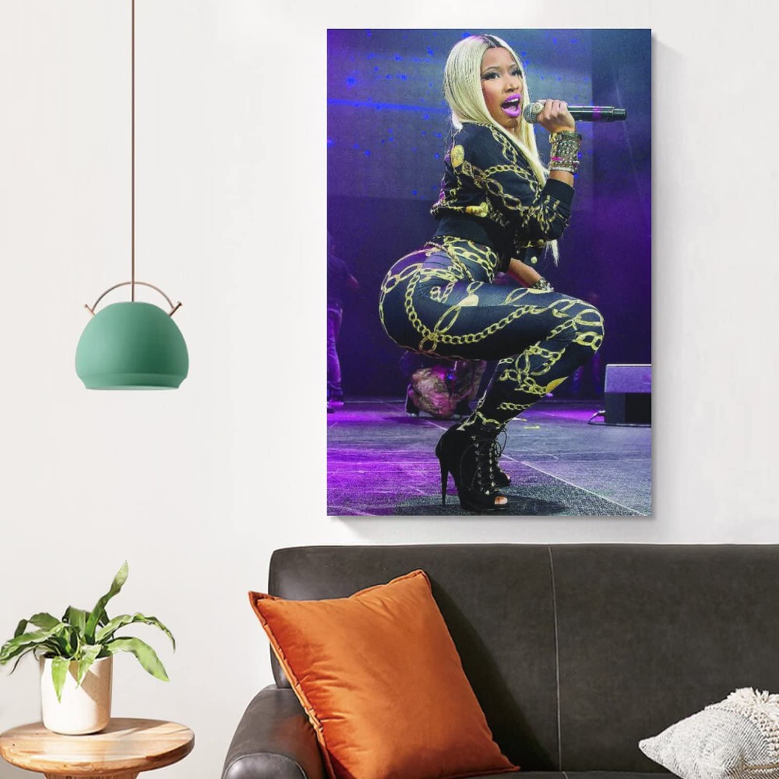 Affiche Nicki Minaj Sur Toile - Déco Murale Moderne Pour Salon Et Chambre - 20x30 Cm
