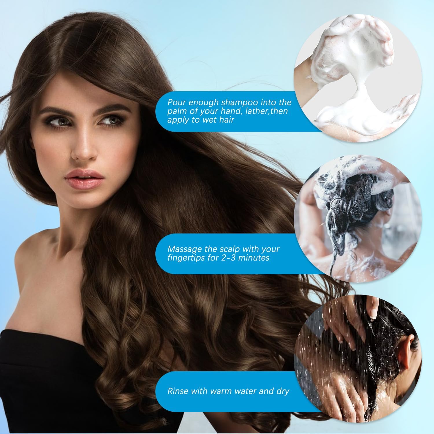 Anti-Dandruff Shampoo, Oil Control Formula for Men and Women, 300ml - Image 2