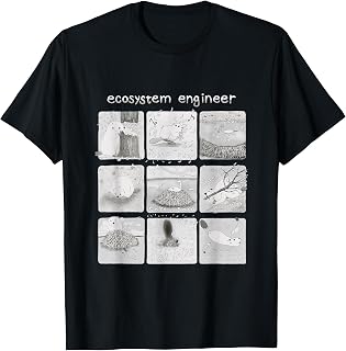 The sound of a beaver: ecosystem engineer Monochrome, Animal T-Shirt