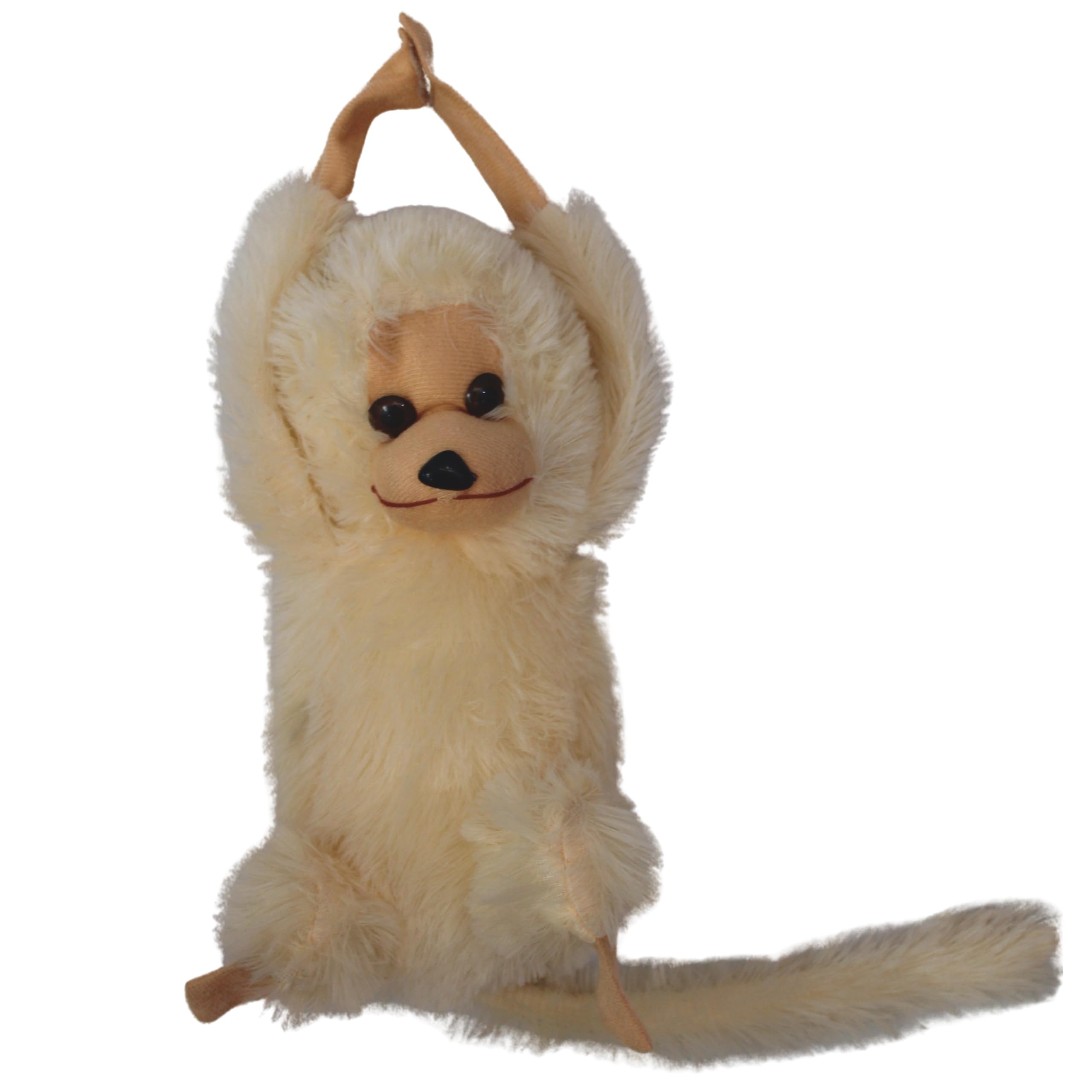 MINIJOY Super Soft Monkey Soft Toy for Kids, Babies | Home Decoraction | Car Dashboard & Boot Decoration Stuff Toy (Cream)