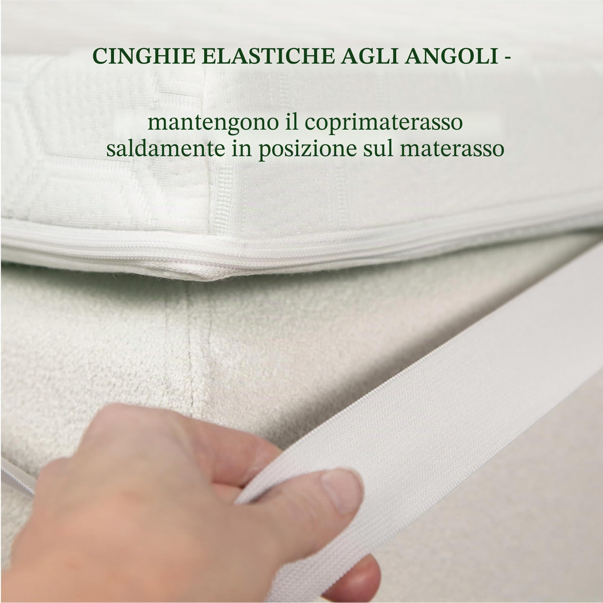 Wendre Copertura per Topper 160x200 cm – Adatta a topper 5–7 cm