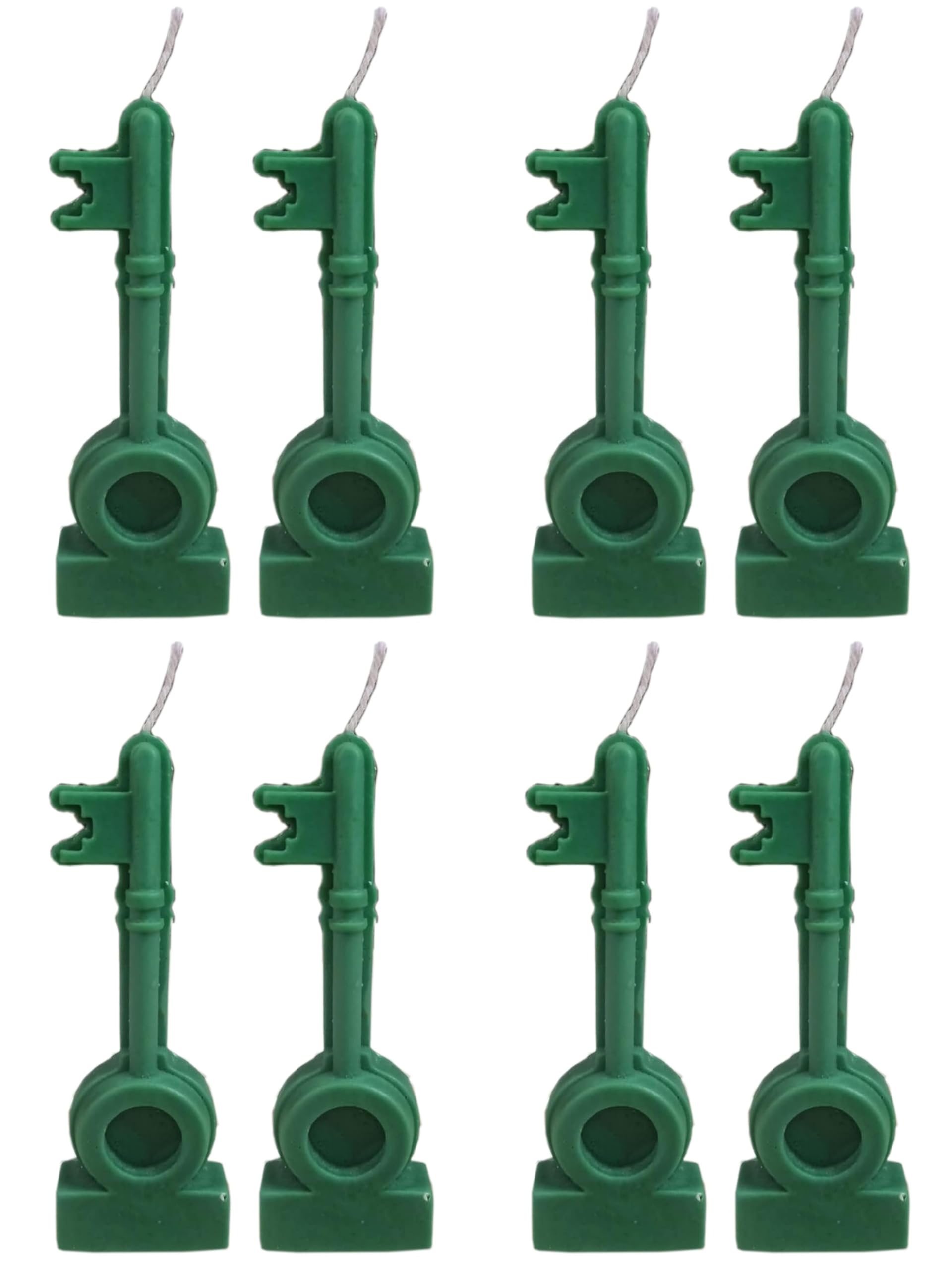 Phobis Green Kuber Key Candle, Spell, Wicca, Decorative Art Candle (Pack of 8)-image-5