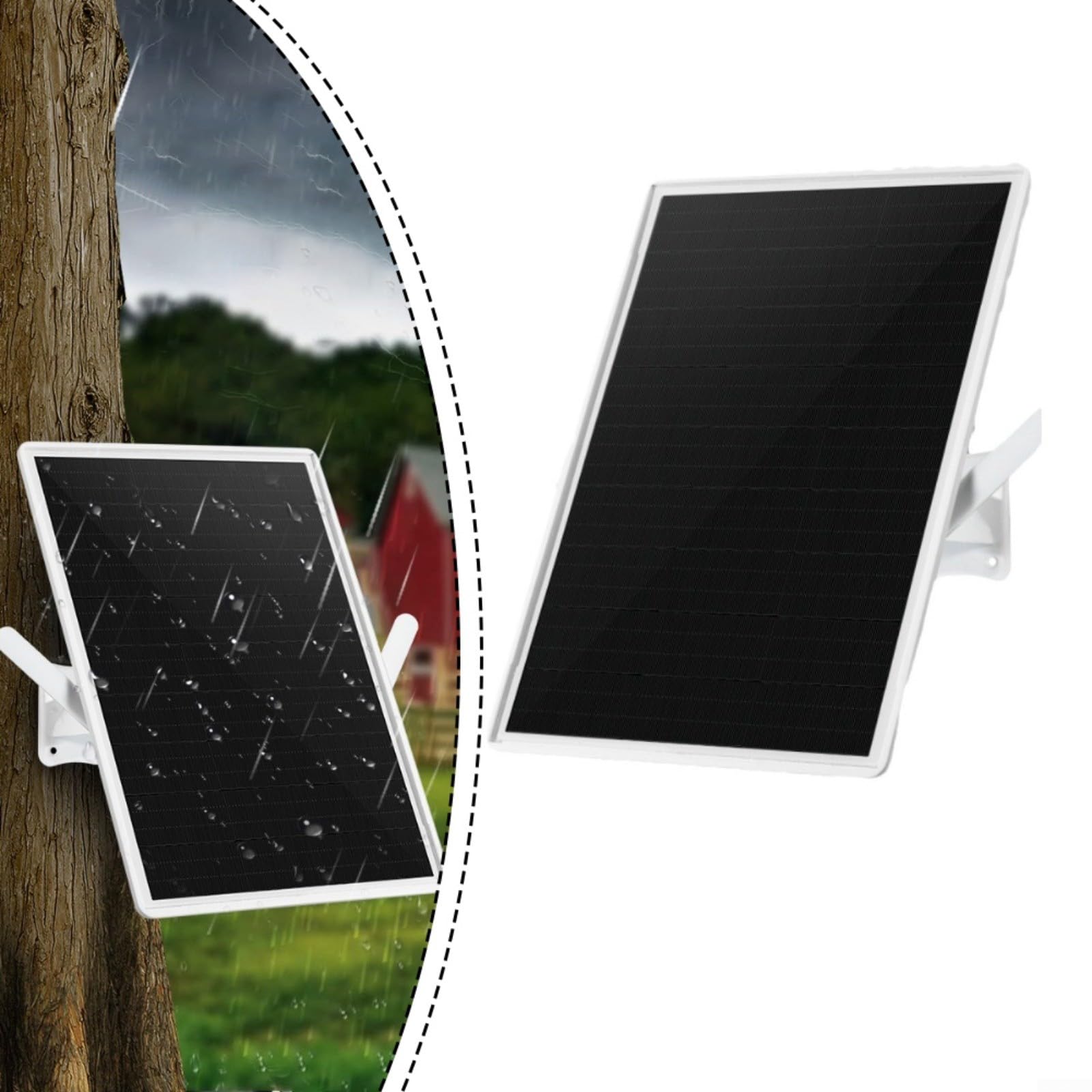 Estensore WiFi solare per esterni, 300 Mbps, ripetitore wireless IP66 resistente alle intemperie con batteria da 20000 mAh e antenne ad alto guadagno, portata 150 m per giardino, garage