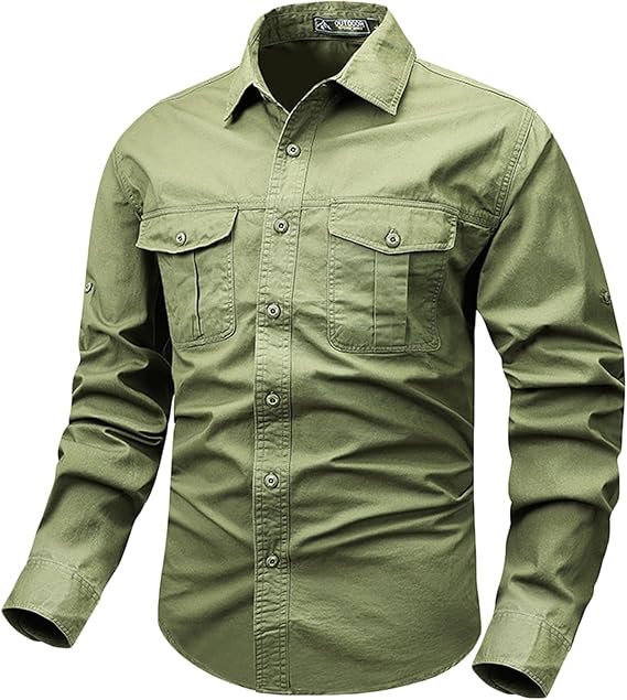 Binmer Men's Sun Protection Fishing Shirts Hiking Travel T